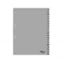 Durable A-Z Register A4 20-Tab Polypropylene Dividers Grey