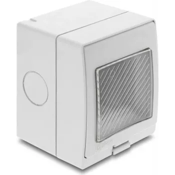 Delock Easy 45 Surface Mount Housing IP55 Waterproof 2 Port (81623)