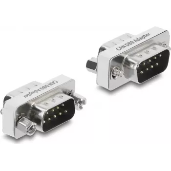 Delock D-Sub 9 Pin CAN Bus Adapter Male to Male 120 Ohm Termination Resistor