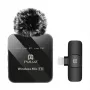 PULUZ PU647B Wireless Lavalier Microphone for Lightning