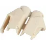 Hirose TM21 Strain Relief Boot Red for RJ45 Plug - Cable Bend Protection