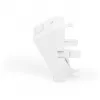 DIGITUS Keystone Module Holder, 1-Port, 45x45mm, Pure White (RAL 9010) for DN-93802-5-SH