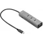 Sandberg USB-C 5-in-1 MediaDock - Docking Station - Silver/Grey