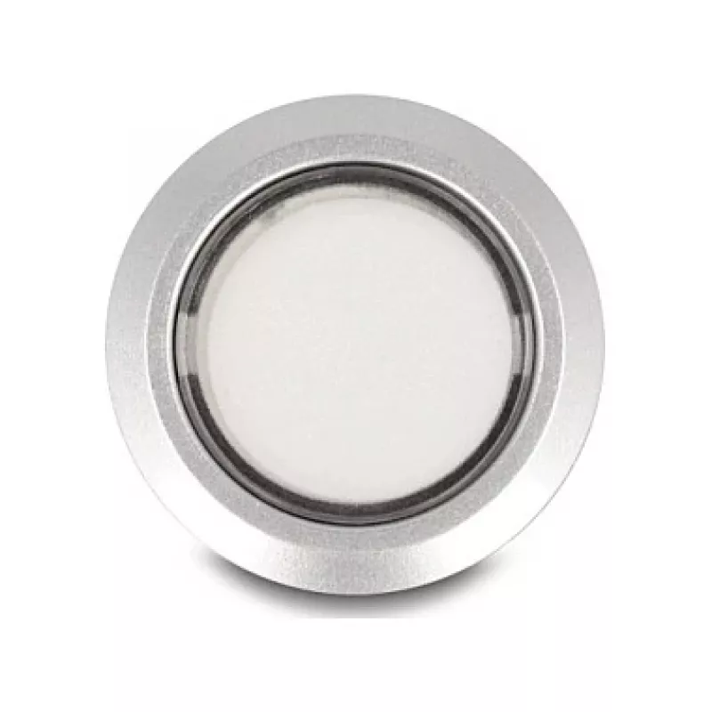 Delock Push Button Switch 22 mm Flat Plastic White LED