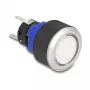 Delock Push Button Switch 22 mm Flat Plastic White LED