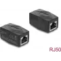 Delock RJ50 Female to Female Shielded Coupler Adapter Black (90839)