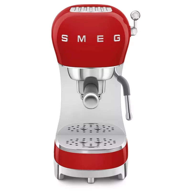 Smeg ECF02RDEU 50's Style Manual Espresso Machine 1.1 L Red