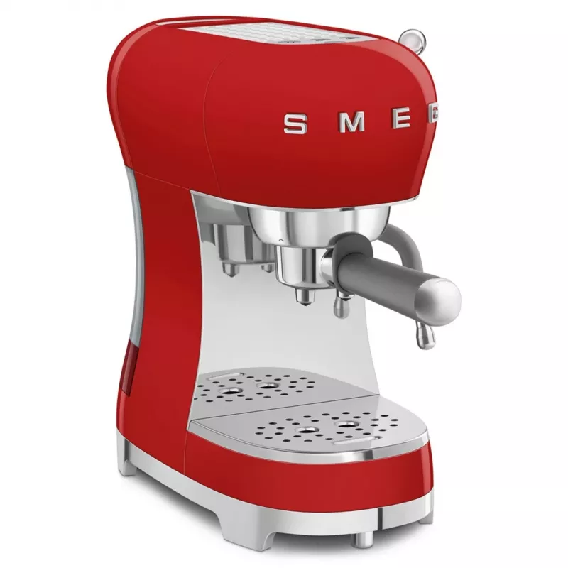 Smeg ECF02RDEU 50's Style Manual Espresso Machine 1.1 L Red
