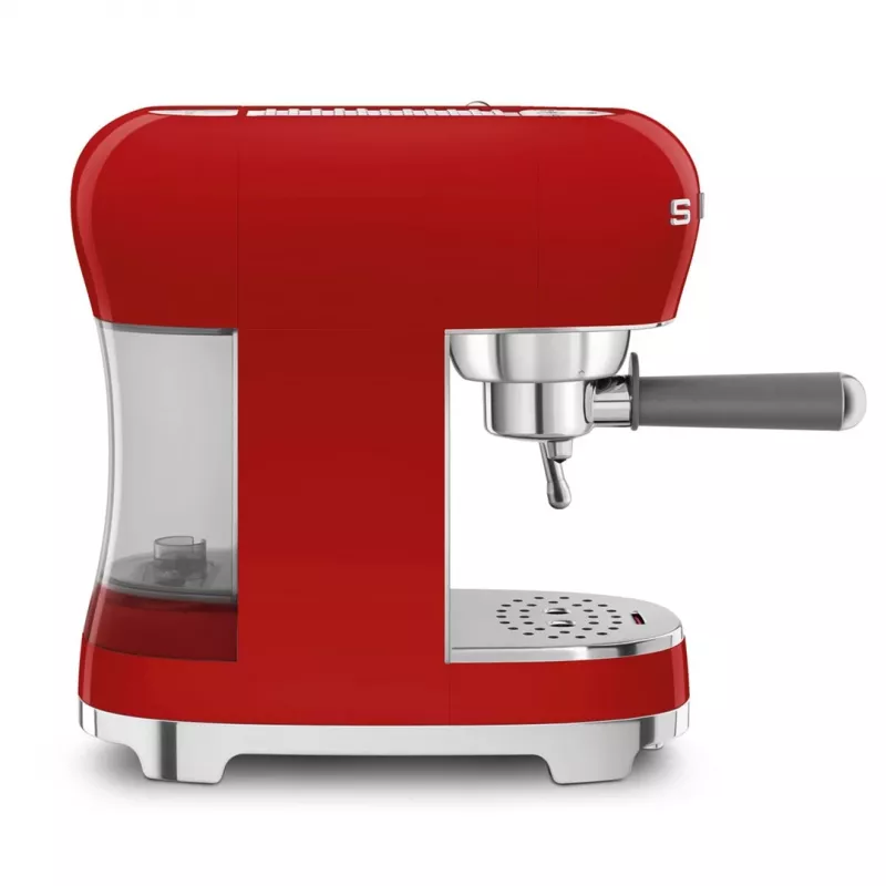 Smeg ECF02RDEU 50's Style Manual Espresso Machine 1.1 L Red