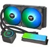 Thermaltake Floe RC 240 All-in-One Liquid CPU Cooler with Integrated RAM Water Block, 240mm Radiator, 2x 120mm ARGB PWM Fans, Intel/AMD