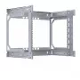 EFB Elektronik Back Frame for X-Rack Wall-Mount Enclosure 400-600mm 9U 600x500mm Galvanized (WGX-BF09)