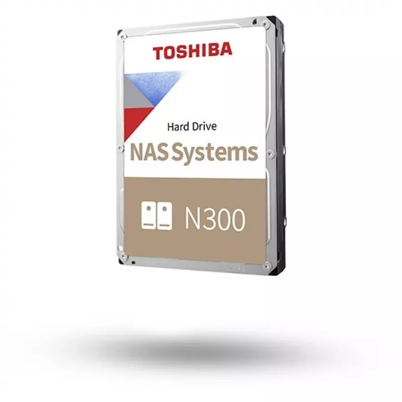Toshiba N300 8TB NAS Hard Drive 7200RPM 256MB Cache SATA III 3.5-inch Retail