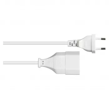 Good Connections Euro Extension Cable White 5m