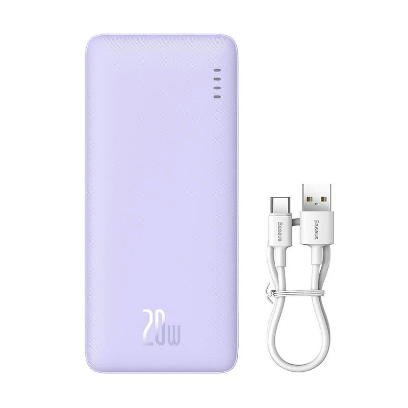 Baseus Airpow - 20,000 mAh 20W Power Bank (Purple)