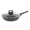 Extralink Home SF-1129-20CM Granite Non-Stick Frying Pan 20 cm 1.2 L Black