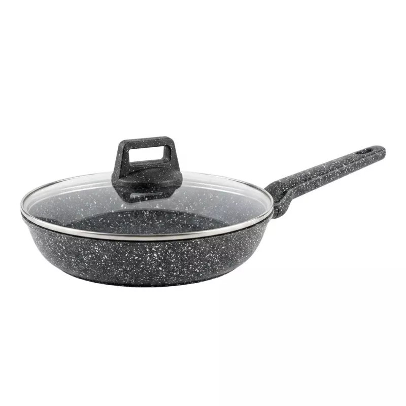 Extralink Home SF-1129-20CM Granite Non-Stick Frying Pan 20 cm 1.2 L Black