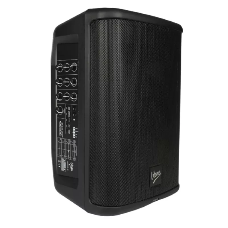 V-TONE ALPHA 8 Active Battery Column PA System with Built-in Mixer, 300W RMS, 8 inch Woofer, Bluetooth, USB/SD, Reverb