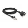 Delock RJ50 Extension Cable Male to Female S/FTP 2 m Black