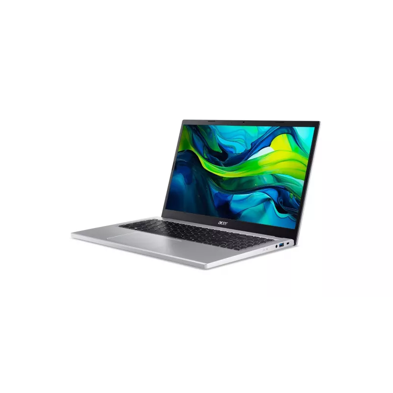 Acer AG15-32P-39R2DX Laptop - Intel Core 3 N355, 15.6 inch FHD IPS, 8GB RAM, 256GB SSD (2x128GB), Windows 11 Home, Silver