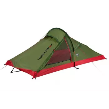High Peak Siskin 2.0 Green, Red Pyramid Tent