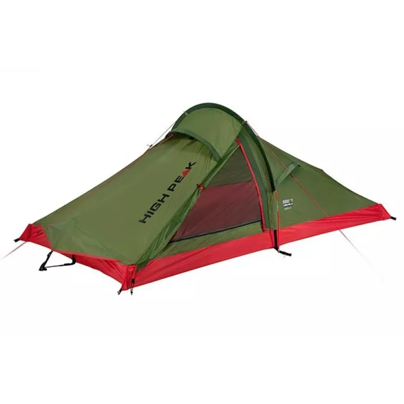 High Peak Siskin 2.0 Green, Red Pyramid Tent