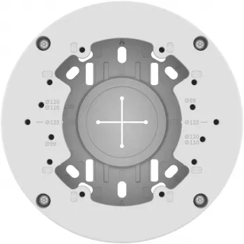 Hanwha Vision SBV-140BW Connection Box - Aluminum - White - for QNV-C8083R/C9083R, QND-7012R/22R/82R, QNE-8011R
