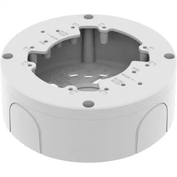 Hanwha Vision SBV-140BW Connection Box - Aluminum - White - for QNV-C8083R/C9083R, QND-7012R/22R/82R, QNE-8011R