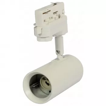 Synergy 21 GU10 Track Socket 02 for 3-Phase Track System, Black, Aluminum