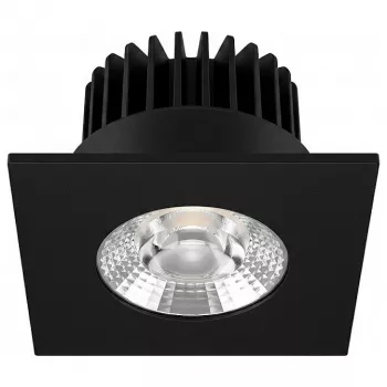 Synergy 21 LED Recessed Ceiling Spotlight Helios Black - Square - Neutral White