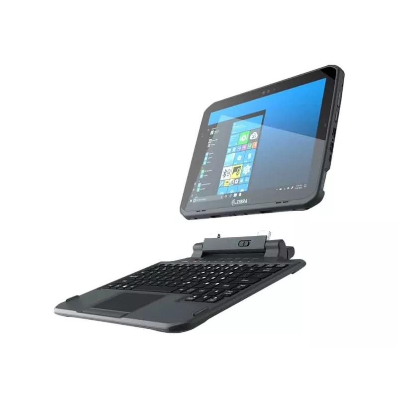 Zebra 2-in-1 Keyboard with Touchpad and Retractable Handle - Backlit - QWERTY US - for Zebra ET80, ET85