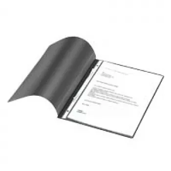 Durable DURALUX File Fastener Black 10 Pieces - DIN A4