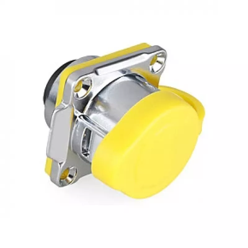 Good Connections IC01-24R02 Industrial RJ45 Coupler Female/Female Yellow IP65/IP67