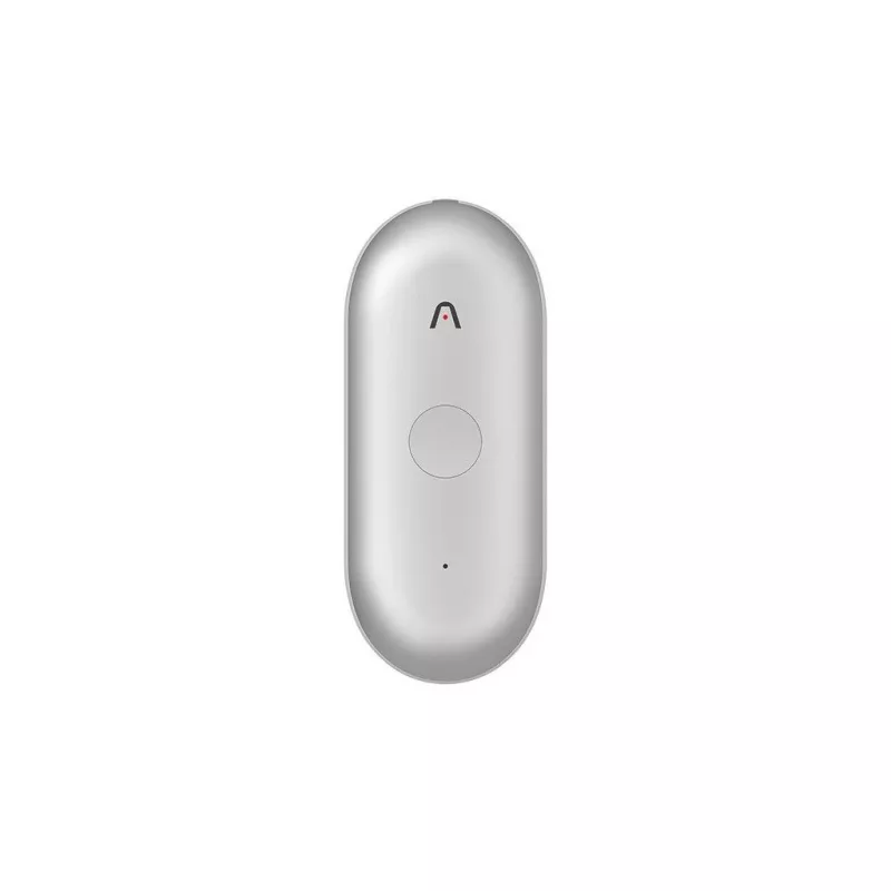 PLAUD NotePin S Silver AI Voice Recorder, 64 GB, 300 mAh, USB-C, Silver