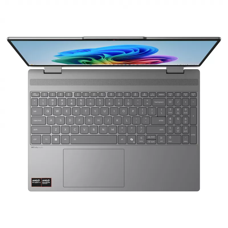 Lenovo IdeaPad 5 2-in-1 15AGP11 Copilot+ PC 83UM0006GE 2-in-1 Laptop, 15.3 inch WQXGA OLED Touch 165Hz, AMD Ryzen AI 7 445, 16GB DDR5, 512GB SSD, Windows 11 Home, German keyboard