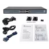 LevelOne 12-Port L3 Managed 10-Gigabit Switch, 8 x 1G/2.5G/5G/10G RJ45, 4 x 1G/2.5G/10G SFP+ Uplinks, 240Gbps Non-Blocking Fabric, 19-Inch Rackmount