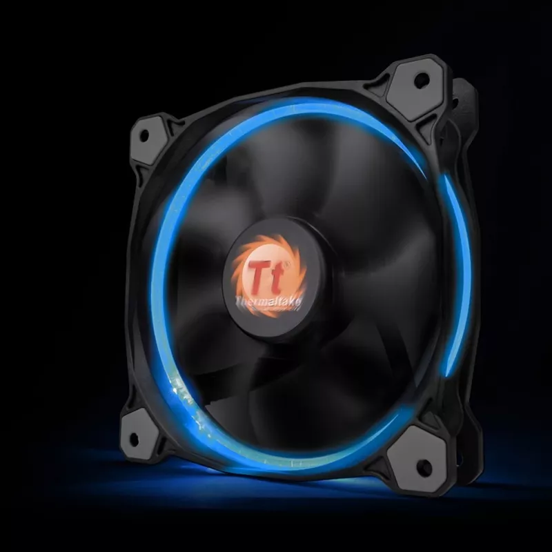 Thermaltake Riing 12 RGB 120mm Case Fan - 256 Color LED Ring, 1500 RPM, Hydraulic Bearing