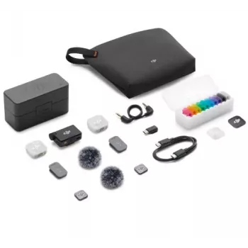 DJI Mic Mini 2 Wireless Microphone System (2 TX + 1 RX + Charging Case)