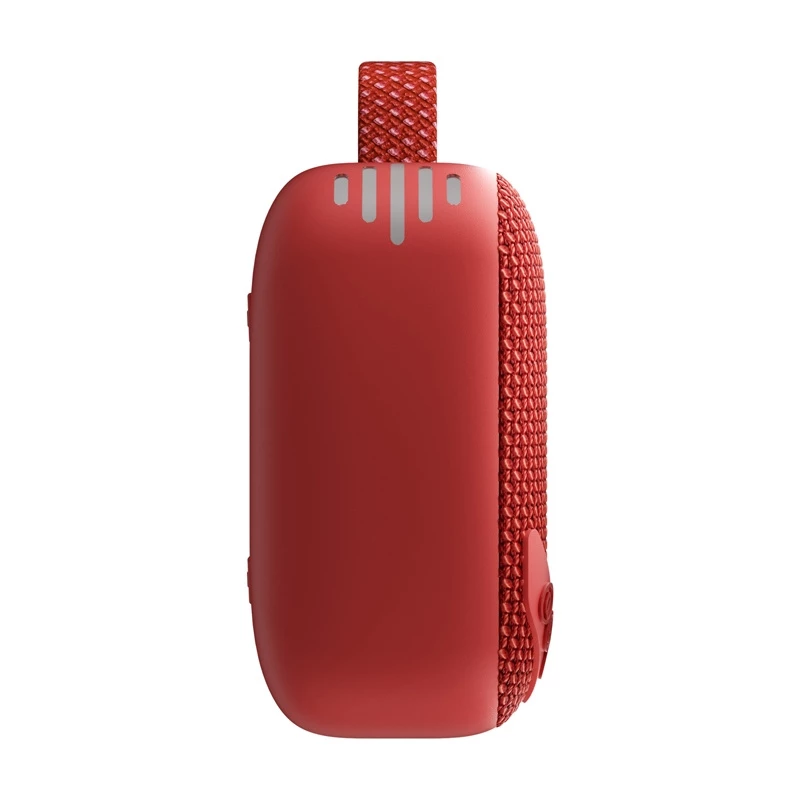 QCY SP2 Portable Bluetooth Speaker (Red) - IP67 Waterproof, RGB Lighting, TWS Stereo