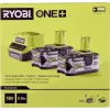 RYOBI RC18120-250 2x 18V 5.0Ah Lithium+ Battery Kit with Compact Charger
