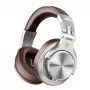 OneOdio A71 Brown Over-Ear Wired Headphones with 40mm Neodymium Drivers, Foldable, Swiveling Earcups, 2 Cables