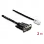 Delock Serial RS-232/422/485 Adapter Cable DB9 Male to RJ45 Male 2 m