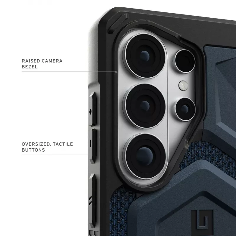 URBAN ARMOR GEAR UAG Monarch Pro Case with Magnetic Module for Samsung Galaxy S26 Ultra (Kevlar Mallard Blue)