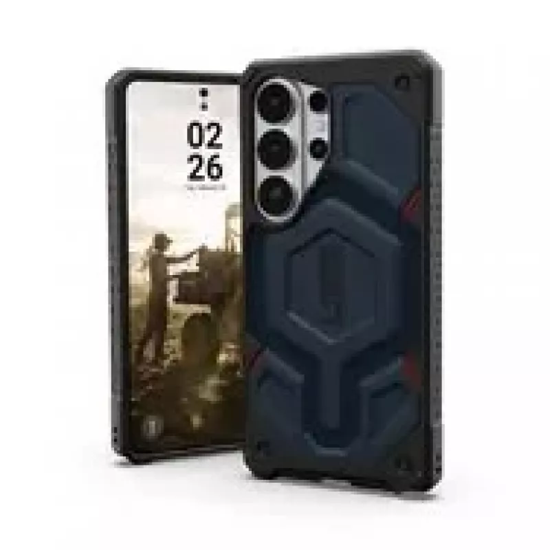 URBAN ARMOR GEAR UAG Monarch Pro Case with Magnetic Module for Samsung Galaxy S26 Ultra (Kevlar Mallard Blue)