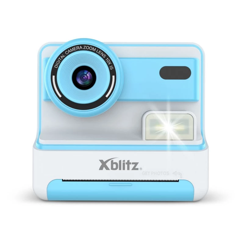 XBLITZ FLASH BLUE Instant Camera with Thermal Printer for Children