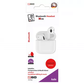 2GO ACV Bluetooth Headset TWS Mini - White