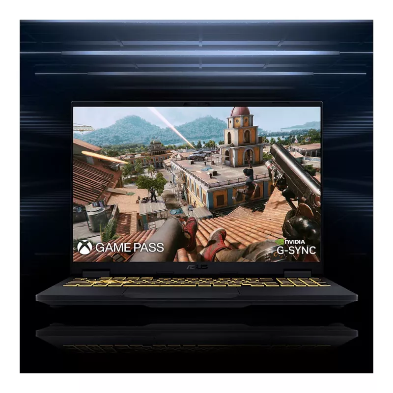 ASUS TUF Gaming F16 FX608JMI-TU290W 16 inch WUXGA 165Hz Gaming Laptop, Intel Core i7-14650HX, 16GB DDR5, 1TB SSD, NVIDIA GeForce RTX 5060, Windows 11 Home, German QWERTZ Keyboard, Mecha Gray