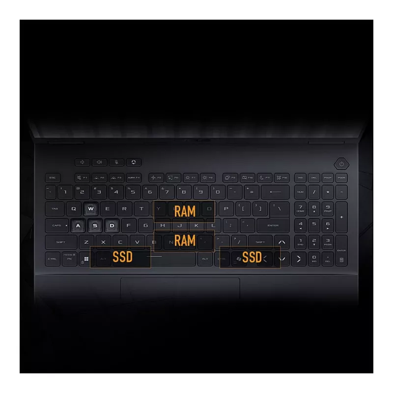 ASUS TUF Gaming F16 FX608JMI-TU290W 16 inch WUXGA 165Hz Gaming Laptop, Intel Core i7-14650HX, 16GB DDR5, 1TB SSD, NVIDIA GeForce RTX 5060, Windows 11 Home, German QWERTZ Keyboard, Mecha Gray