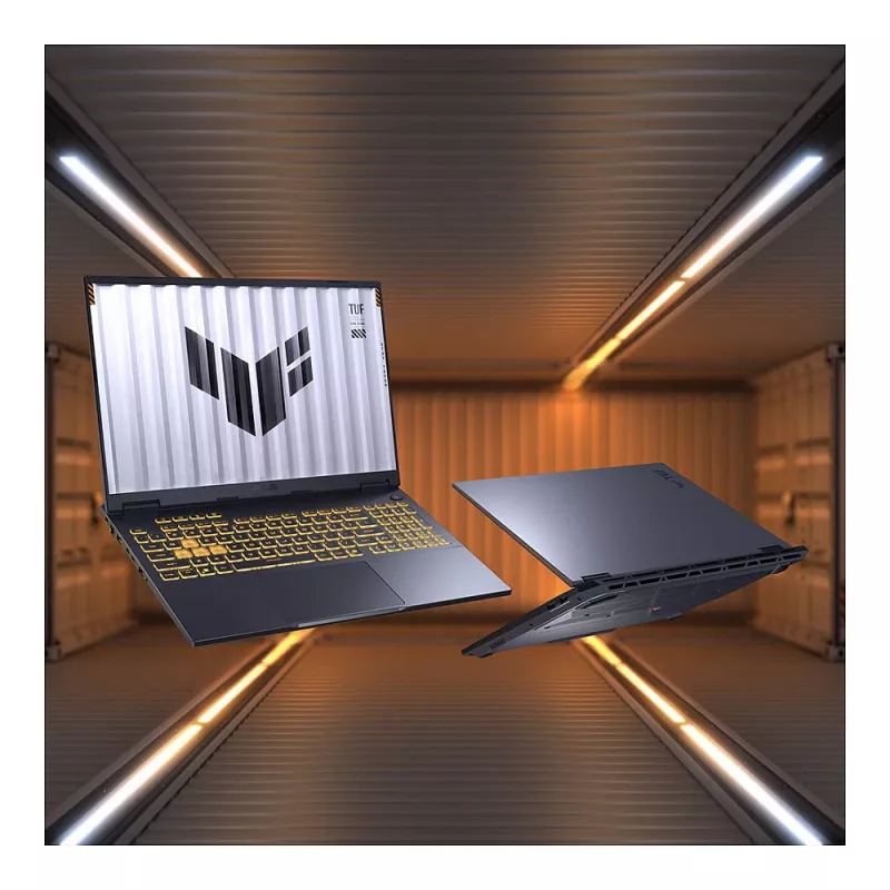 ASUS TUF Gaming F16 FX608JMI-TU290W 16 inch WUXGA 165Hz Gaming Laptop, Intel Core i7-14650HX, 16GB DDR5, 1TB SSD, NVIDIA GeForce RTX 5060, Windows 11 Home, German QWERTZ Keyboard, Mecha Gray