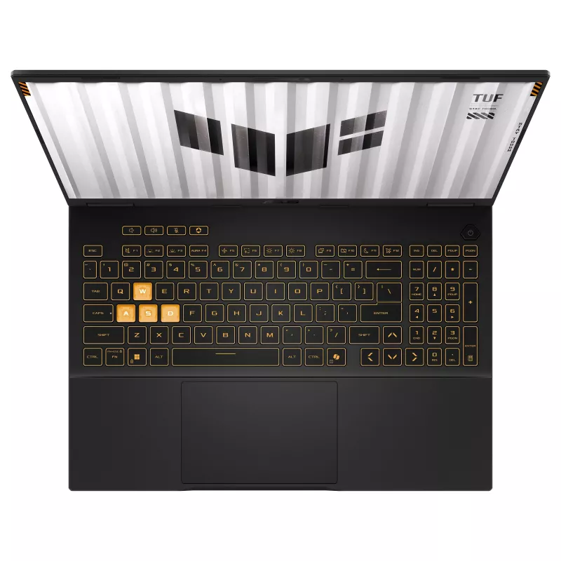ASUS TUF Gaming F16 FX608JMI-TU290W 16 inch WUXGA 165Hz Gaming Laptop, Intel Core i7-14650HX, 16GB DDR5, 1TB SSD, NVIDIA GeForce RTX 5060, Windows 11 Home, German QWERTZ Keyboard, Mecha Gray