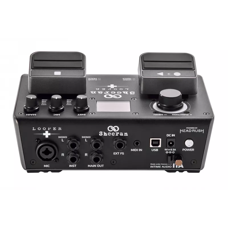 Sheeran Looper+ by HeadRush - Looper and Vocal Processor with 2 Stereo Loop Tracks, 4 Hours Recording, 128 Memories, Vocal Effects, 32-bit Float Audio